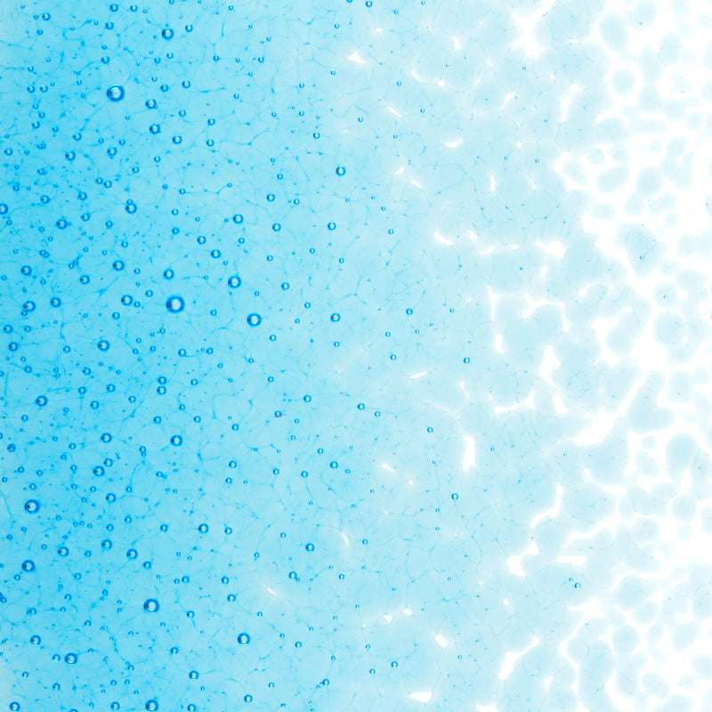 Light Turquoise Blue Transparent Bullseye Medium Frit 1416