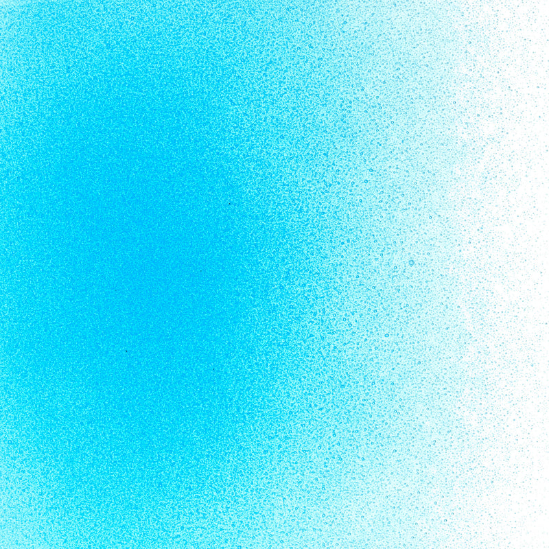 Light Turquoise Blue Transparent Bullseye Powder 1416