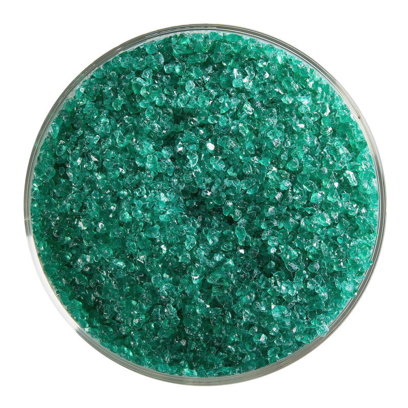 Emerald Green Transparent Bullseye Medium Frit 1417