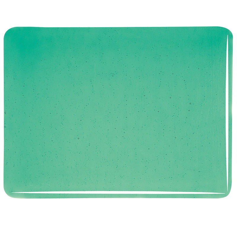 Emerald Green Transparent Bullseye Sheet 1417 3MM