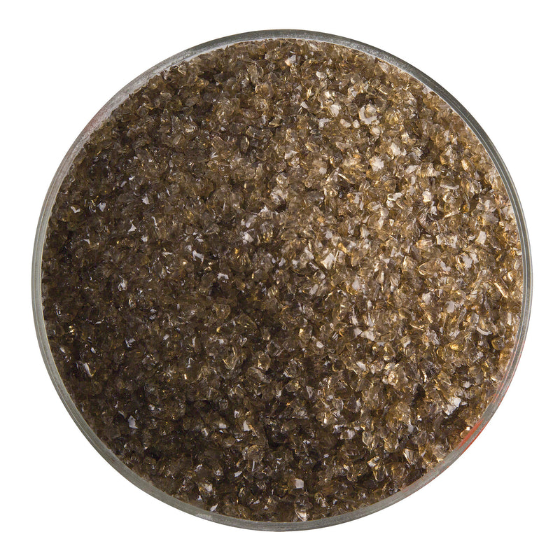 Tan Transparent Bullseye Medium Frit 1419