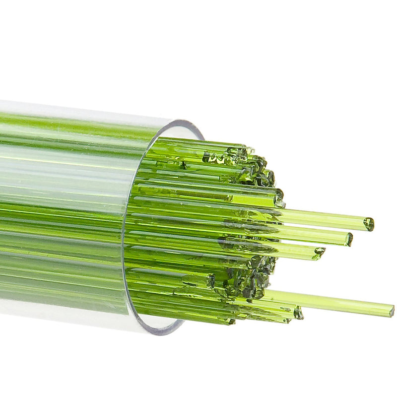 Spring Green Transparent Bullseye Stringer 1426