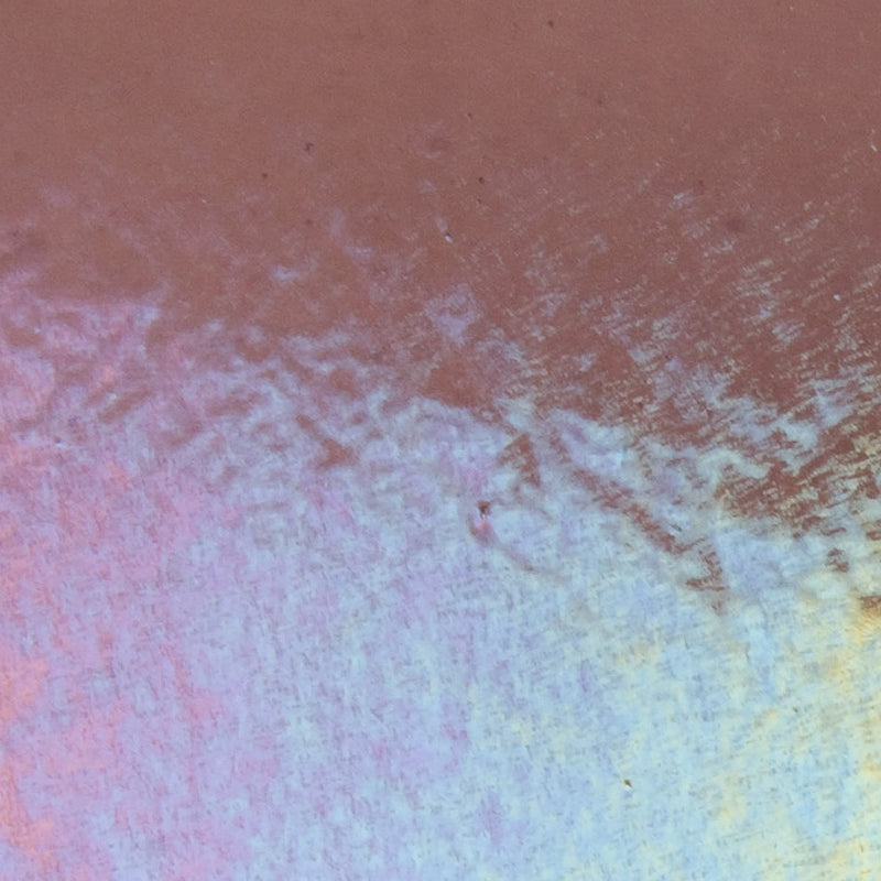 Light Violet with Rainbow Iridescent Transparent Bullseye Sheet 1428 2MM