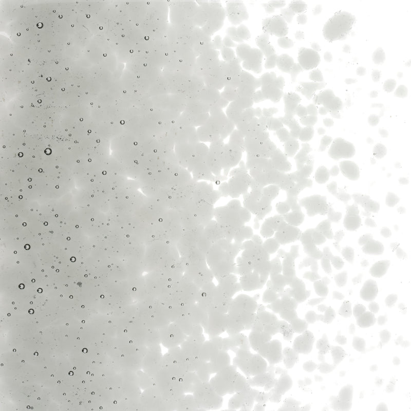 Light Silver Grey Transparent Bullseye Medium Frit 1429