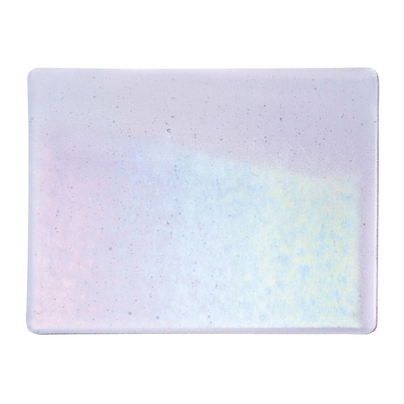 Neo-Lavender Rainbow Iridescent Transparent Bullseye Sheet 1442 3MM