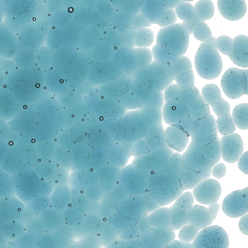 Sea Blue Transparent Bullseye Coarse Frit 1444