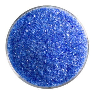 True Blue Transparent Bullseye Medium Frit 1464