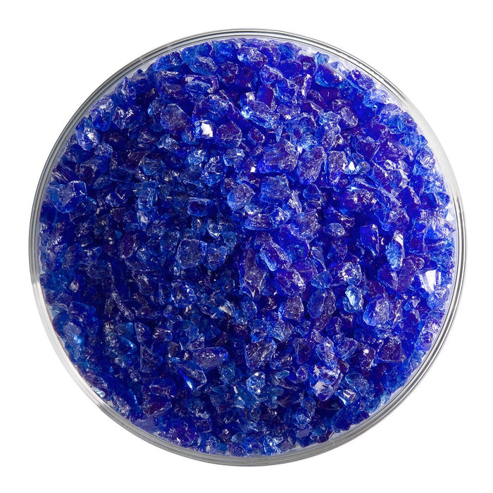 True Blue Transparent Bullseye Coarse Frit 1464