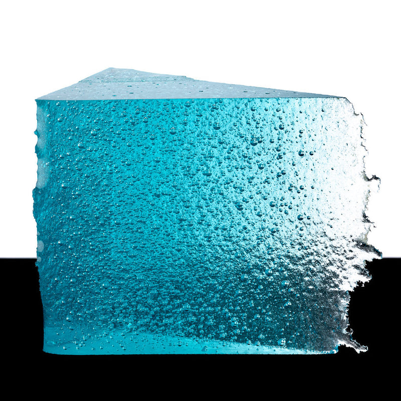 Aqua Blue Tint Bullseye Medium Frit 1808