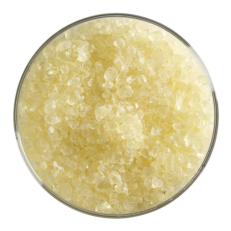 Pale Yellow Tint Bullseye Frit 1820