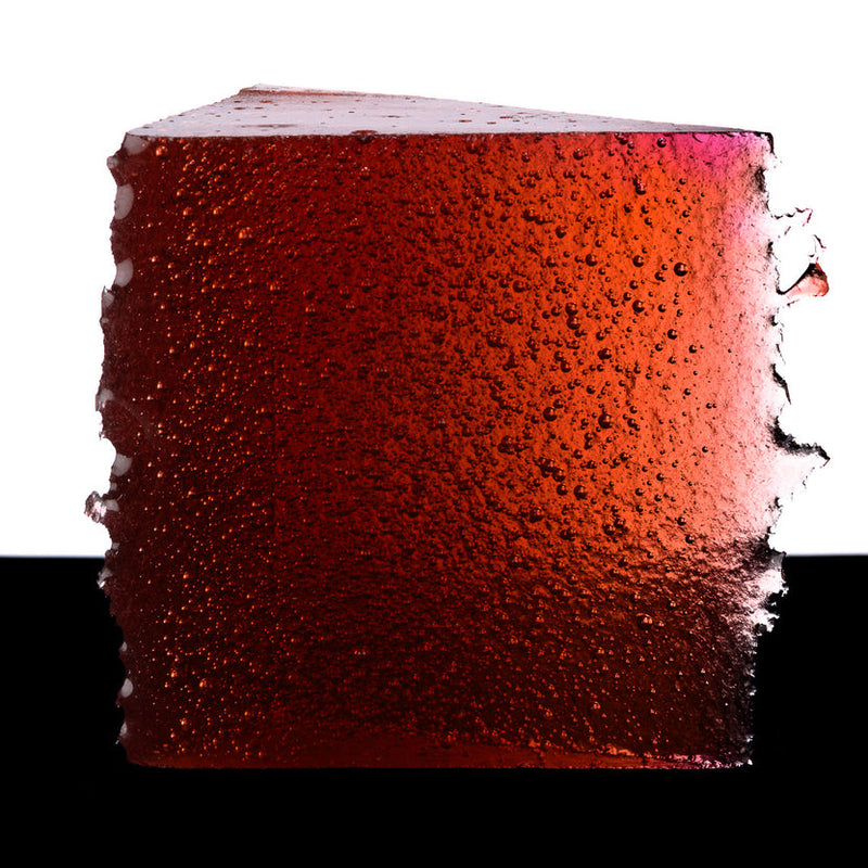 Burnt Scarlet Striker Tint Bullseye Medium Frit 1823