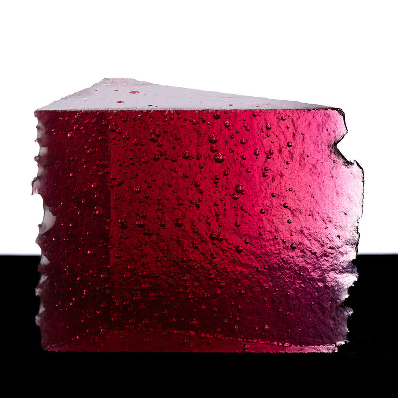 Ruby Red Striker Tint Bullseye Coarse Frit 1824