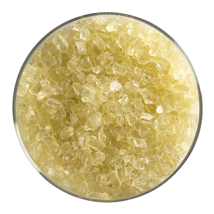 Light Amber Tint Transparent Bullseye Frit 1827