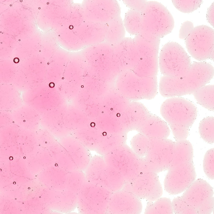 Ruby Pink Striker Transparent Bullseye Coarse Frit 1831