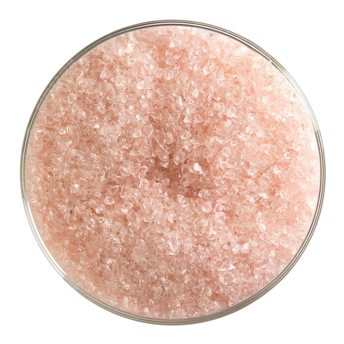 Coral Orange Transparent Bullseye Medium Frit 1834