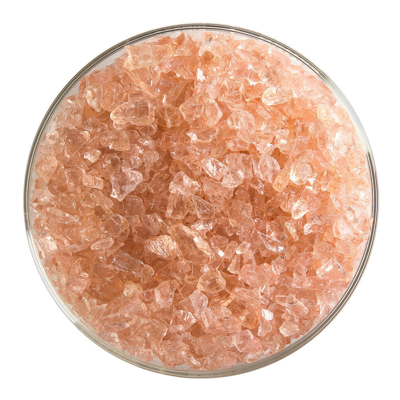 Coral Orange Tint Bullseye Coarse Frit 1834