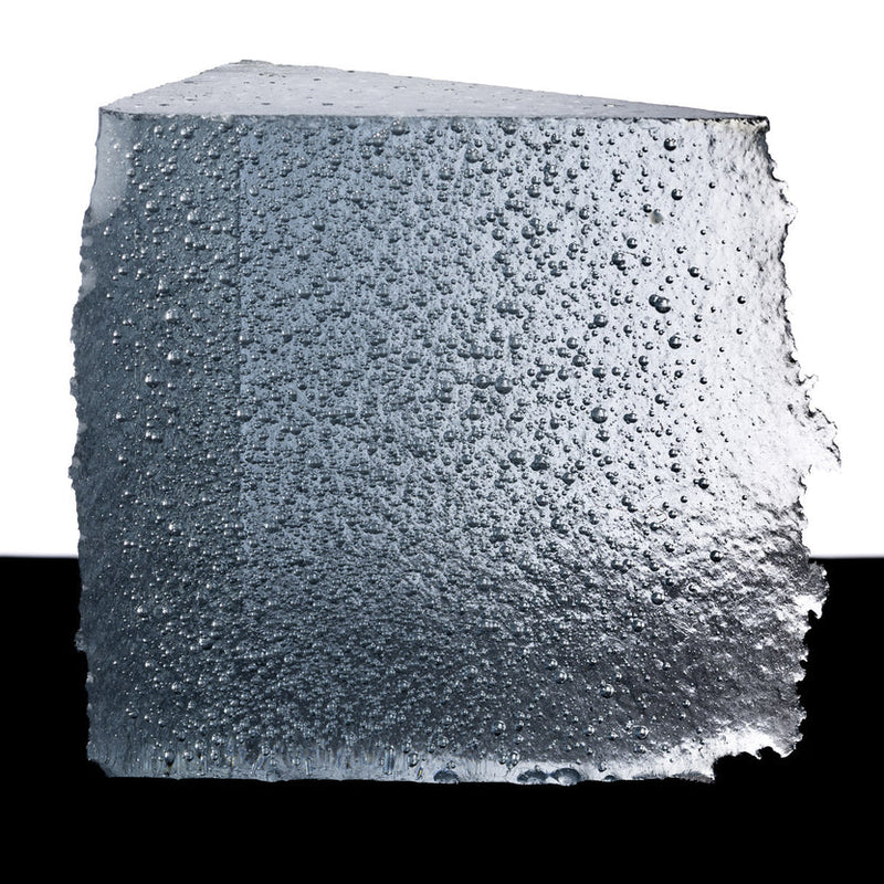 Grey Blue Tint Bullseye Medium Frit 1864