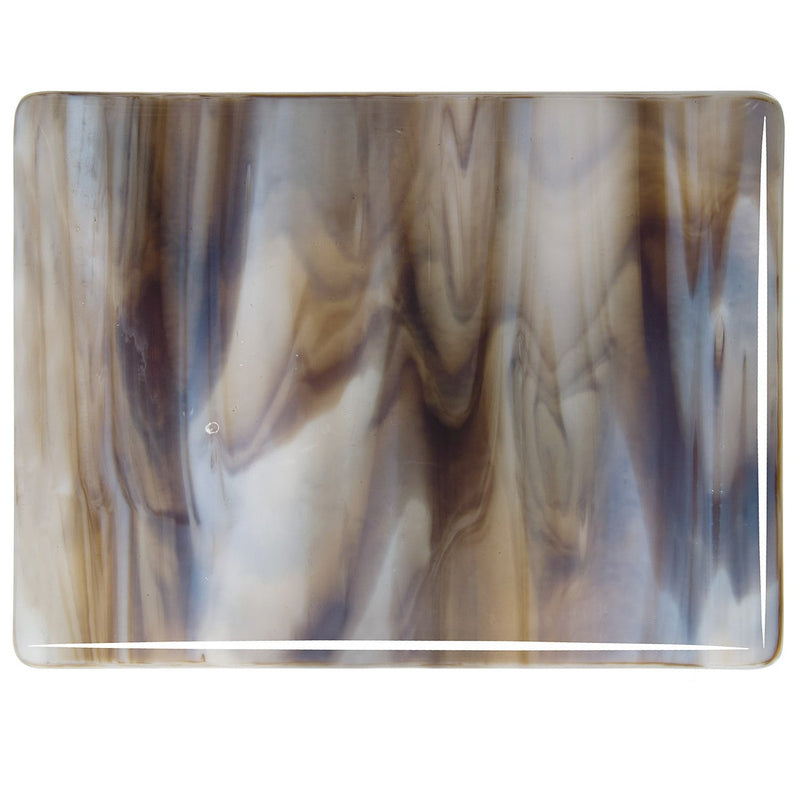 White, Dark Brown Streaky Bullseye Sheet 2109 3MM