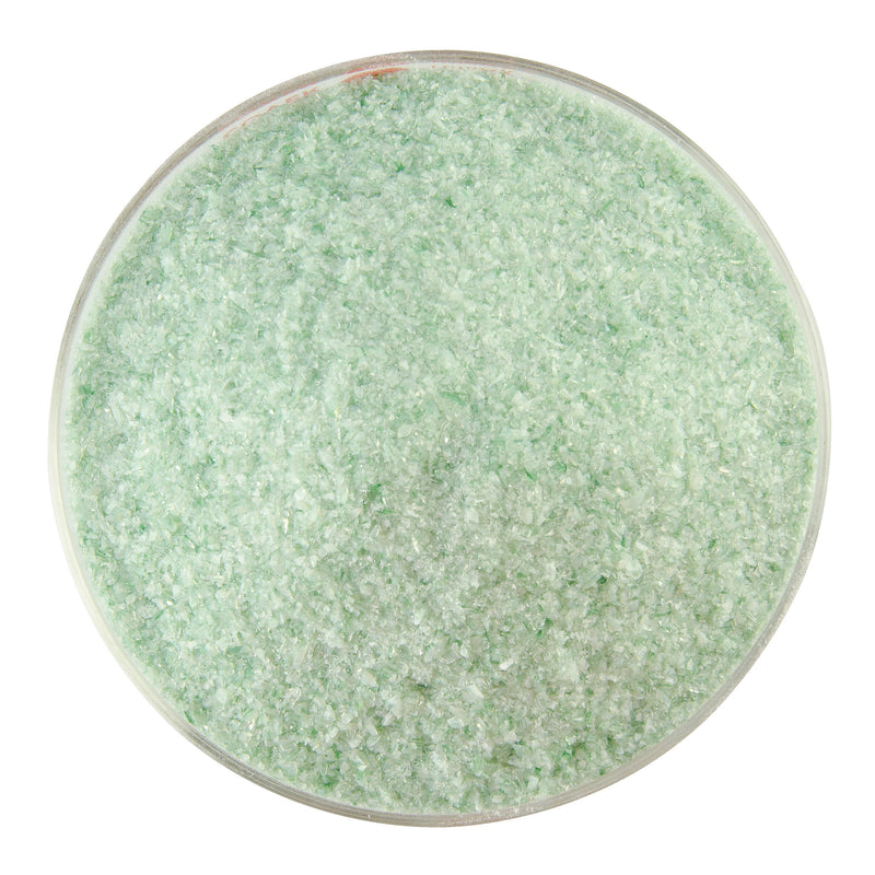 Mint Green, Deep Forest Green Opaque Bullseye Fine Frit 2112