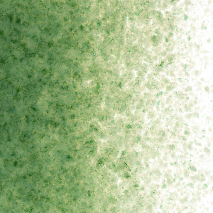 Mint Green Opalescent, Deep Forest Green Bullseye Frit