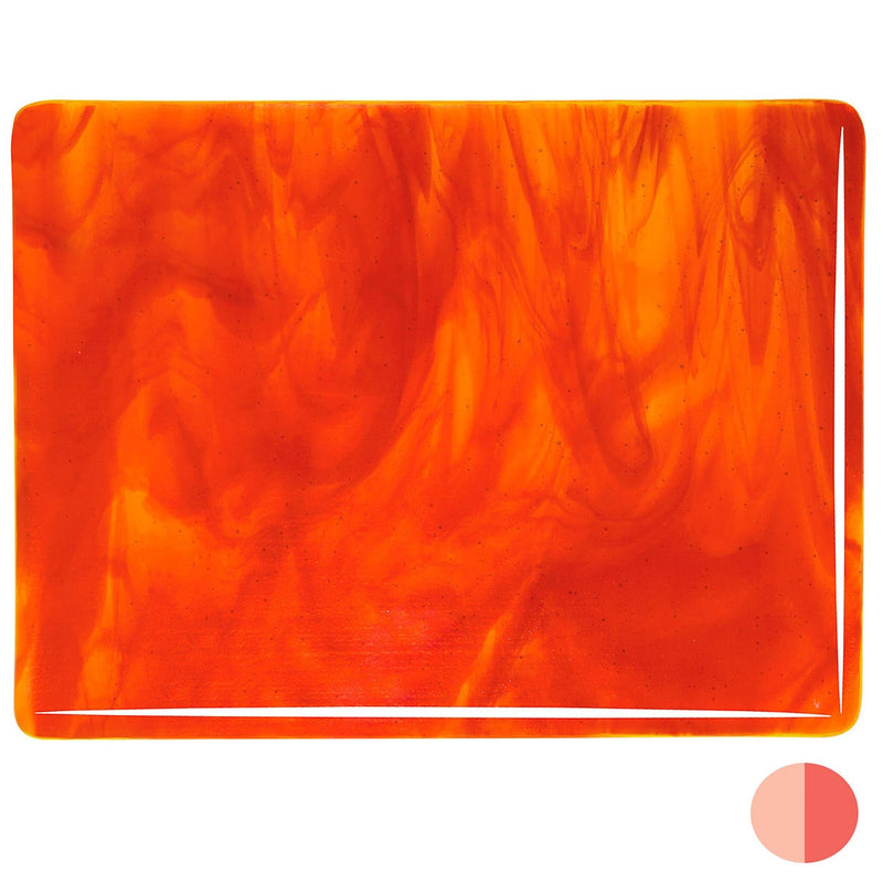 Yellow, Red Streaky Striker Bullseye Half Sheet 2125