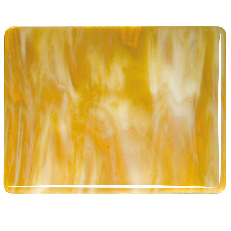 Medium Amber, White Streaky Bullseye Sheet 2137 3MM