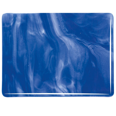 Caribbean Blue and White Streaky Bullseye Sheet 2164 3MM