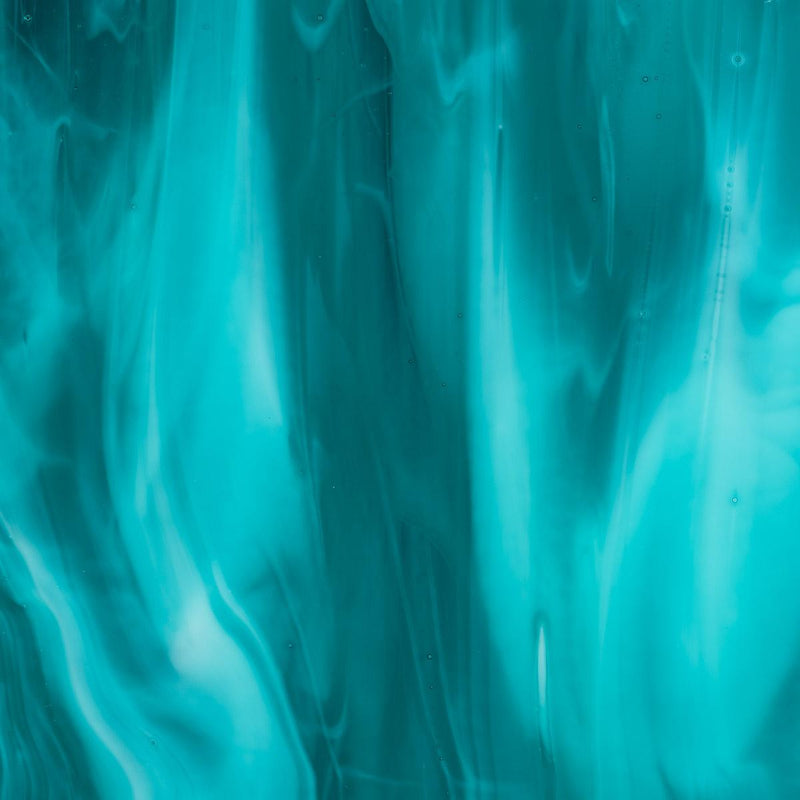 Peacock Blue, White Streaky Bullseye Sheet 2176 3MM