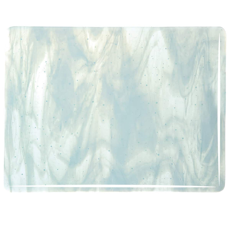 Aqua Blue Tint, White Streaky Bullseye Sheet 2218 3MM