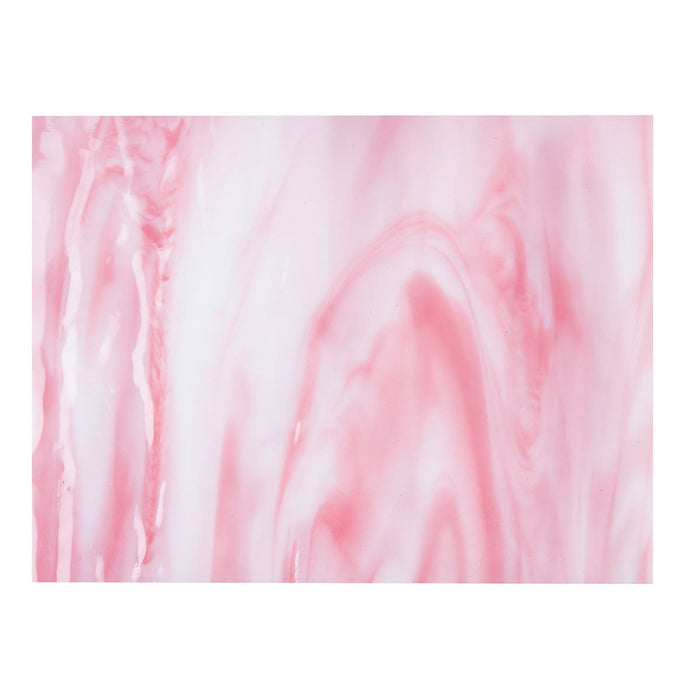 White, Pink Opal Streaky Bullseye Sheet 2302 3MM