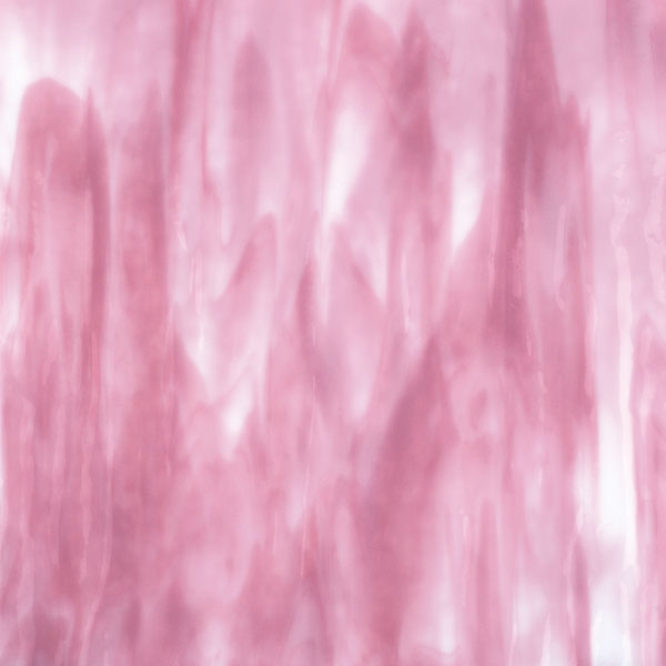 White, Pink Opal Streaky Bullseye Half Sheet 2302