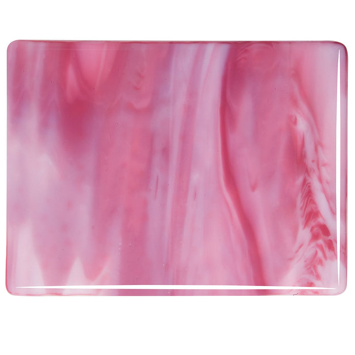White, Pink Opal Streaky Bullseye Sheet 2302 3MM