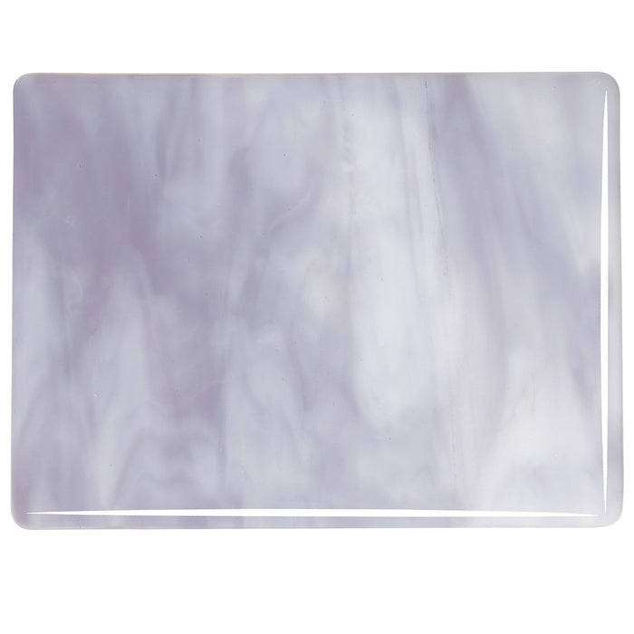 White Opal, Lavender Blue Streaky Bullseye Sheet 2304 3MM