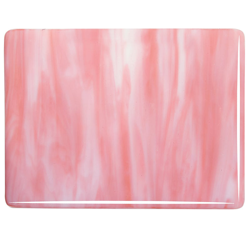 Salmon Pink and White Streaky Bullseye Sheet 2305 3MM