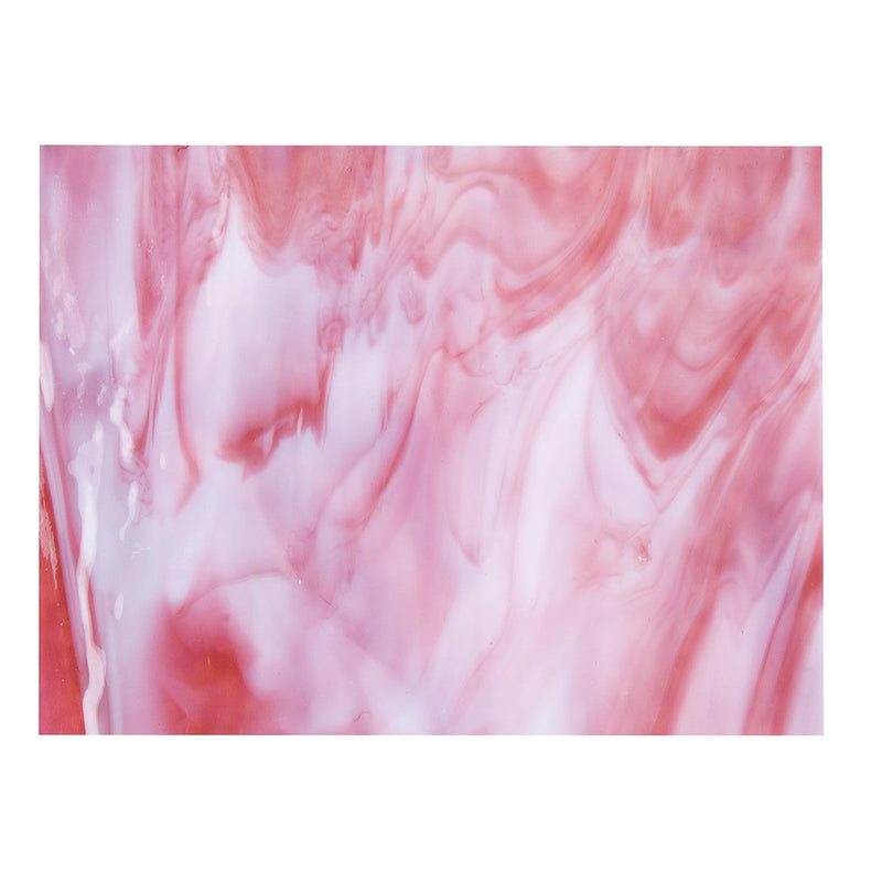 White, Cranberry Pink Streaky Bullseye Sheet 2310 3MM