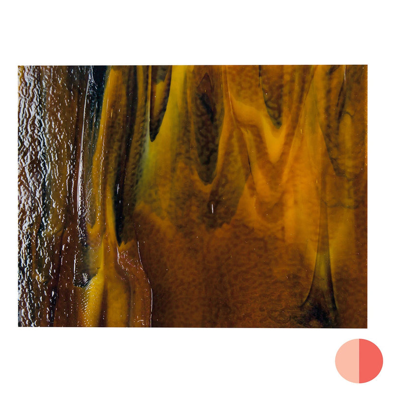 Woodland Brown, Ivory and Black Streaky Striker Bullseye Sheet 3203 3MM