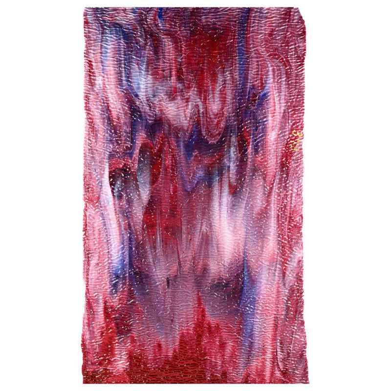 Cranberry Pink, Gold Purple, White Ripple Bullseye 3334 3mm Half Sheet