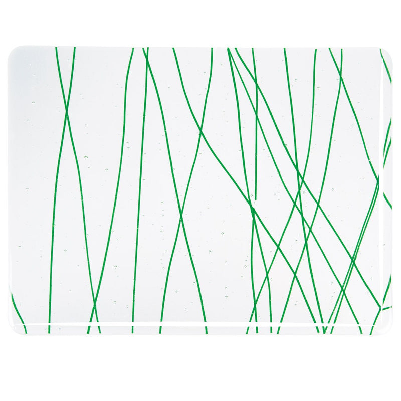 Forest Green on Clear Base Collage Bullseye Half Sheet 4152