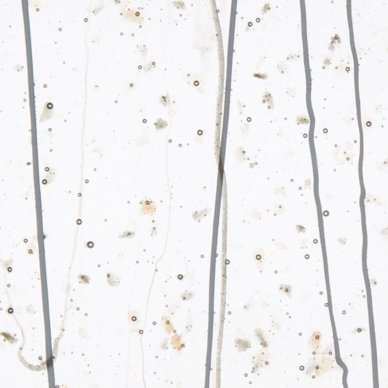 Gray and Bronze Frit, Gray and Vanilla Streamers Clear Base Collage Bullseye Sheet 4229 3MM