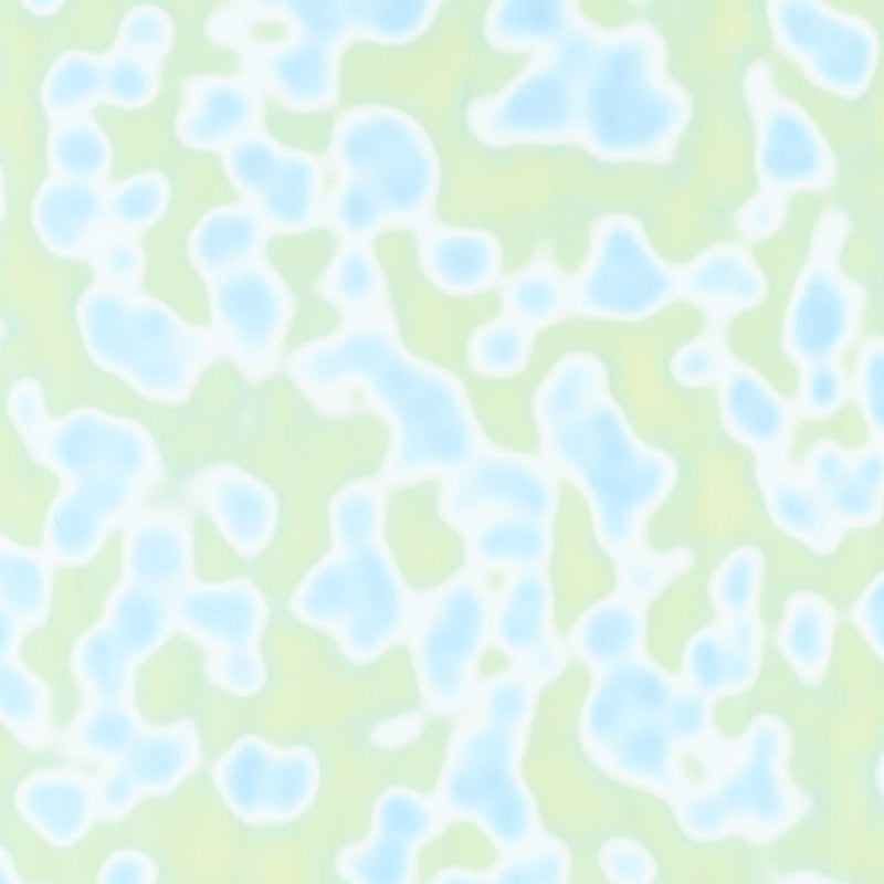 Lemon Yellow White Mottle Mix Bullseye Sheet 6011 3MM