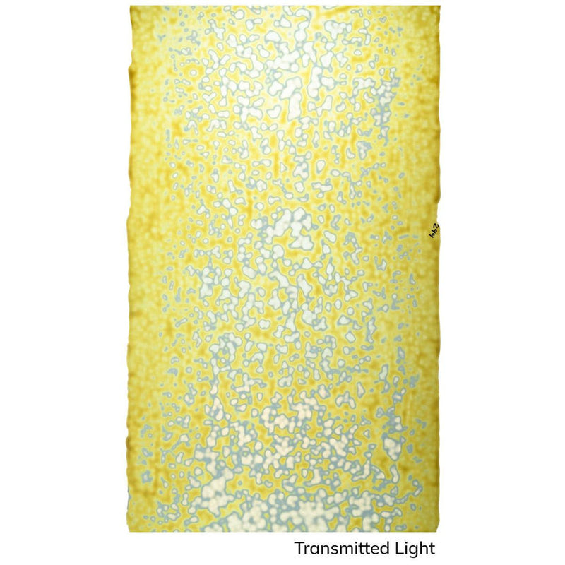 Lemon Yellow White Mottle Mix Bullseye Sheet 6011 3MM