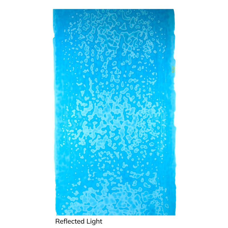 Robin's Egg Blue Mottle Mix Bullseye Sheet 6016 3MM