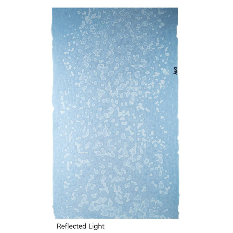 Light Grey Blue Mottle Mix Bullseye Sheet 6018 3MM