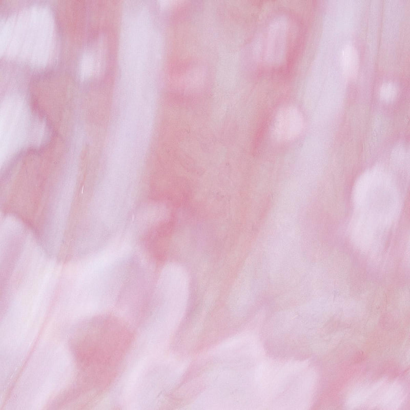 White, Gold Pink Mottle Mix Bullseye Sheet 6210 3MM