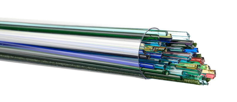 Mixed Transparent Bullseye Stringer 8417