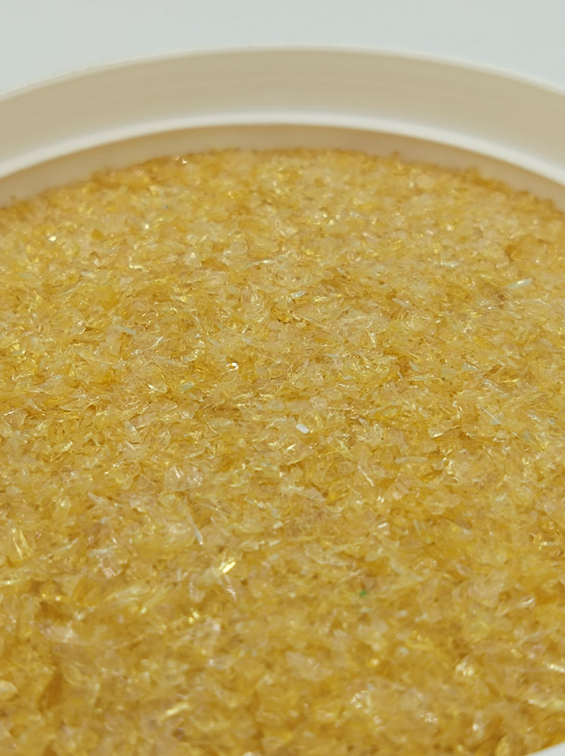 Light Topaz Transparent Effetre Frit 012