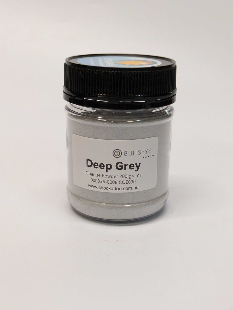 Deep Gray Opaque Bullseye Frit 336