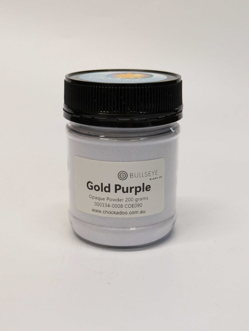Gold Purple Striker Opaque Bullseye Frit 334