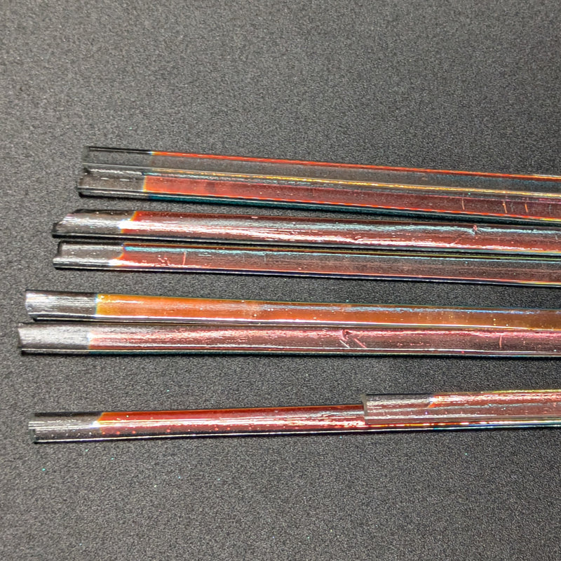 Dichroic Noodles on Clear COE104