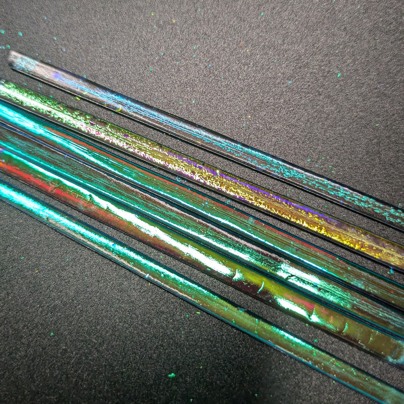 Dichroic Noodles on Clear COE104